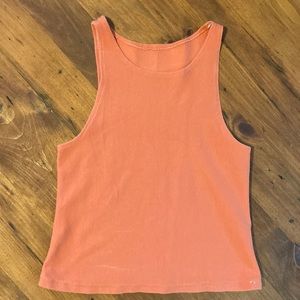 Salmon color tank. Size S